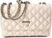 GUESS Giully II Compound Convertible Flap Bag Bone crème
