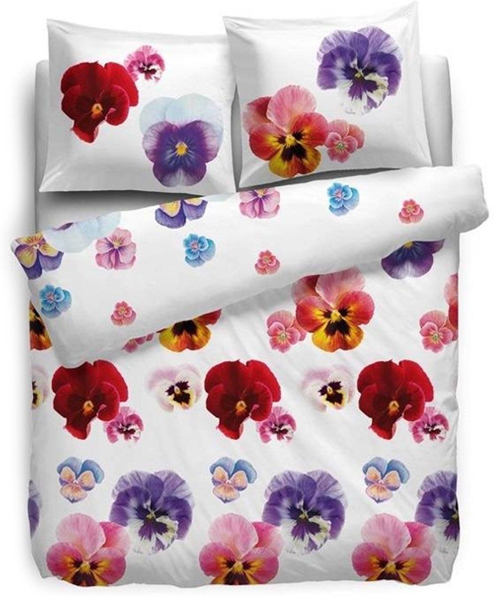 Heckett & Lane HNL Violet Garden Dekbedovertrek - Litsjumeaux XL - 260x200/220 cm - Multi