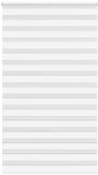 vidaXL Zebra rolgordijn 125x200 cm stofbreedte 120,9cm polyester blanc