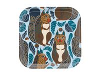 Marimekko Kurre plateau bleu ciel-multicolore