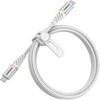 OtterBox Premium - USB-kabel - 24 pin USB-C (M) naar 24 pin USB-C (M) - 1 m - wolkenlucht-wit