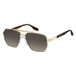 Marc Jacobs MARC 748/S 06J Gold Havana Pilot Zonnebril voor Mannen