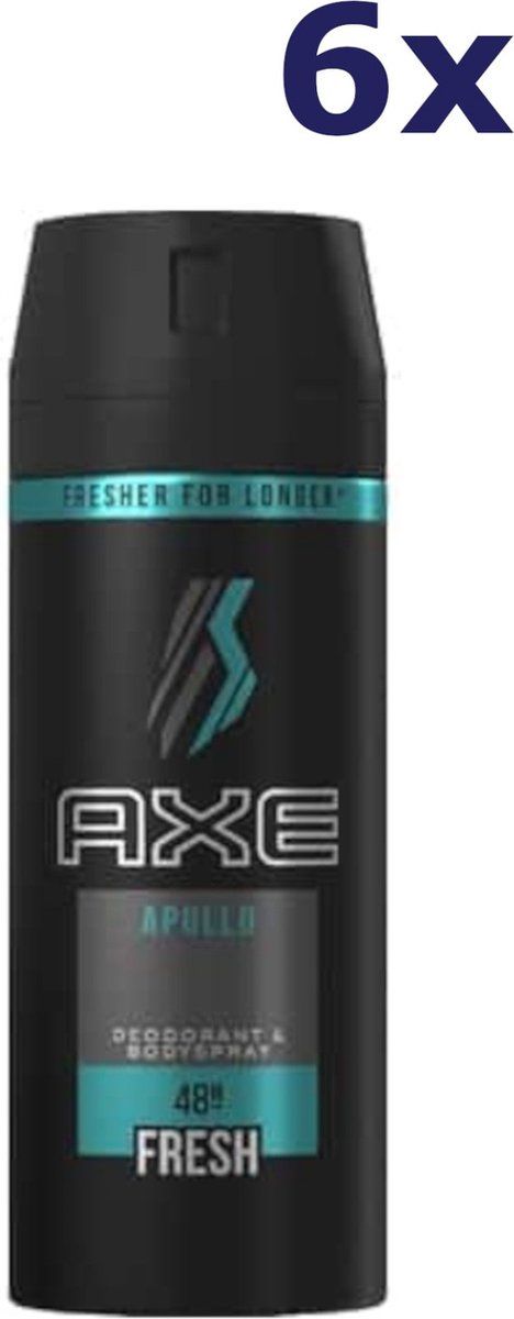 AXE Apollo Deospray - 150 ml - Zwart - 2023 Model