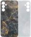 iMoshion Hoesje Samsung Galaxy A25 - Black Marble - Siliconen Back Cover