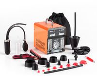 VEVOR Pompe à fumée automobile Détecteur de fuites, testeur de diagnostic EVAP sous vide 12V CC avec pompe à air, manomètre, débitmètre et indicateur de niveau d'huile, double mode pour voitures, motos, camions, bateaux et VTT