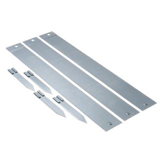 Nature Borderrand - Verzinkt staal - Grijs - 2.64 meter - Set van 3 stuks