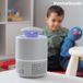 Innovagoods Lampe anti-moustiques / Lampe à insectes - Bleu/Blanc - Portée 20m