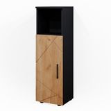 Vicco Irma Halfhoge kast – 30 x 95 cm Eik goud/antraciet