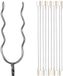 KOTARBAU® 10 Stuks Grillspiesen, Staal, 130 cm, Spiesen met Houten Handvat