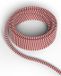 Calex Textielsnoer | 3 meter | 2-aderig | rood/wit