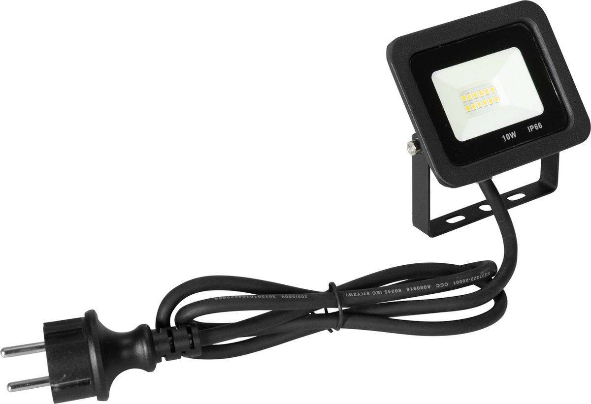 EUROLITE LED IP FL-10 SMD koud wit Zwart