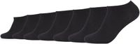 Camano CA-Soft Sneakersokken 7-Pack Zwart Unisex Maat 35-38