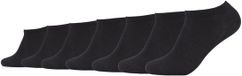Camano CA-Soft Sneakersokken 7-Pack Zwart Unisex Maat 35-38