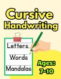 Cursive Handwriting Workbook for Kids: Silly Syllables, Fun Words, and Connecting Letters | Playful Cursive Writing Practice with Coloring Breaks for Beginners