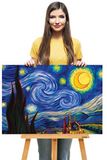 Homemania afbeelding, PES, hout, meerkleurig, 60 x 3 x 90 cm