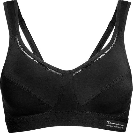 Champion Active Classic Support Sport Bra - Black - Women's 75D