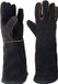 Holland Connections Grillhandschoenen (1 Paar), Lederen Hittebestendige BBQ-handschoenen, Zwart