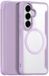 Dux Ducis Skin X Pro Hoesje Geschikt voor Samsung Galaxy S26 Plus | Compatibel met MagSafe / Qi2 | Book Case met RFID Pasjeshouder | Beschermhoes | Transparant Paars Roze