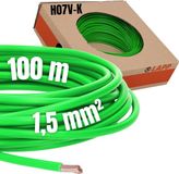 LAPP 4520121 Draad X07V-K 1 x 1.50 mm² Groen 100 m