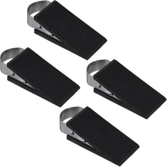 Merkloos Relaxdays deurwig set van 4