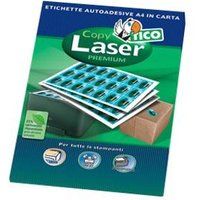 Tico Copy Laser Premium - Papier - mat - permanent zelf-klevend - wit - 63.5 x 38.1 mm 2100 etiket(ten) (100 vel(len) x 21 etiketten