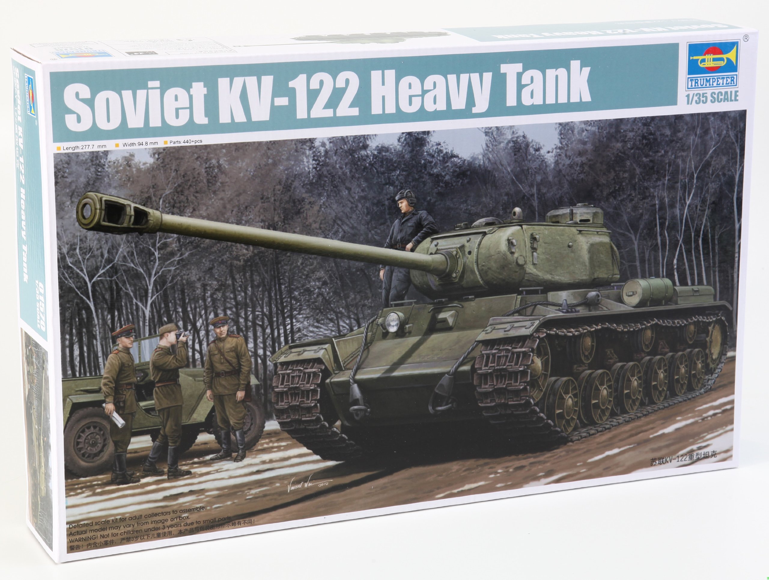 Trumpeter Soviet KV-122 Tank Heavy