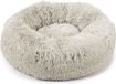 Beeztees Yali Hondenmand Pluche Lichtgrijs Diameter 60 cm