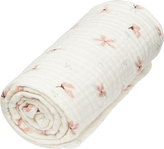 Cam Cam Copenhagen Windflower Deken Creme 100 x 100 cm