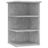 VidaXL Bijzetkast 35x35x55 cm bewerkt hout betongrijs