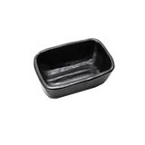 6 Asami Ware 6 stuks saucekommen, 90 ml, 9,9 x 6,9 x 3,2 cm, zwart, melamine