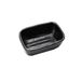 6 Asami Ware 6 stuks saucekommen, 90 ml, 9,9 x 6,9 x 3,2 cm, zwart, melamine