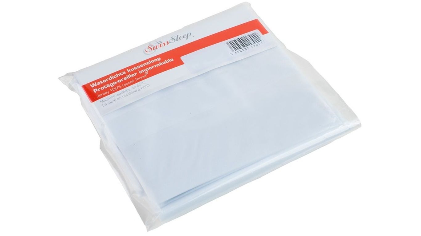 SwissSleep Kussenbeschermer SwissSleep Jersey Waterdicht - Rits