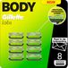 Gillette Labs Body Intimate Scheermesjes - 8 stuks