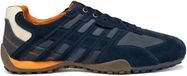 Geox Heren U Snake Slip-on Sneakers Suède Mesh Navy