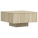 VidaXL Salontafel 60x60x31,5 cm Sonoma eiken