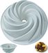 Goodivery Moule à gâteau en spirale en silicone vert