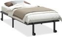 vidaXL Bedframe Zwart Staal 90x190 cm Opvouwbaar