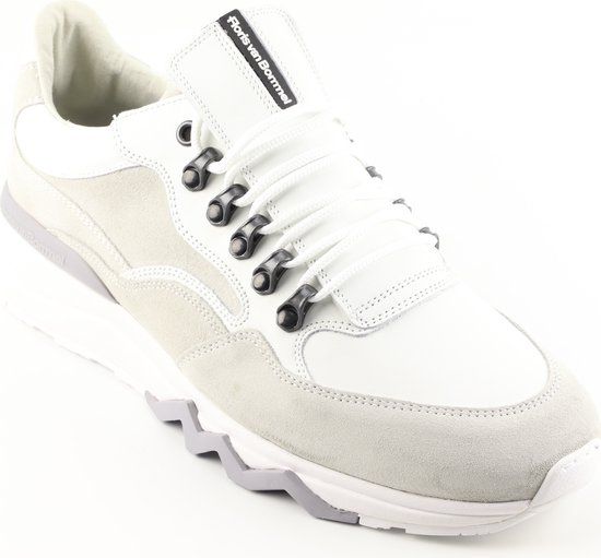 Floris van Bommel SFM-10135 Heren Sneakers - Wit - Maat 42 - Leer