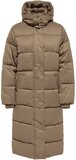 JDY Jacqueline de Yong Jdymaja Long Padded Jacket Otw Yfm 15341701 - Shitake - Size S