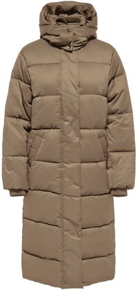 JDY Jacqueline de Yong Jdymaja Long Padded Jacket Otw Yfm 15341701 - Shitake - Size S