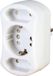 Kopp DUOversal Type F Type C (Europlug) Wit netstekker adapter