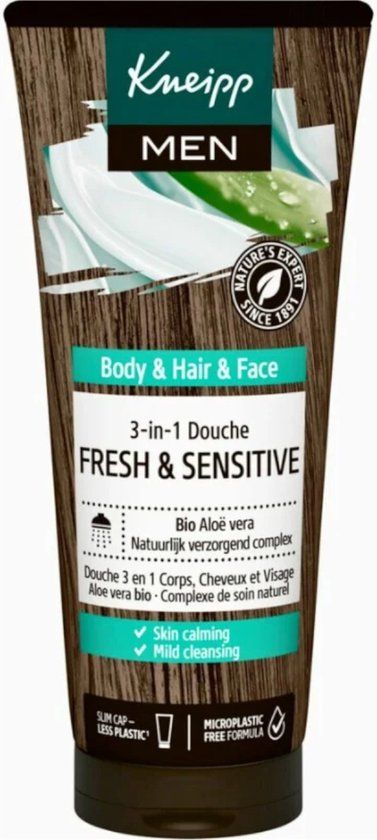 Kneipp Men 3-in-1 Shampoo Douche - Fresh & Sensitive - 1200ml