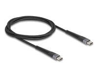 DeLOCK 81124 USB-Kabel USB 2.0 1 m USB C 0,48 Gbit/s 60 W Schwarz