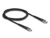 DeLOCK 81124 USB-Kabel USB 2.0 1 m USB C 0,48 Gbit/s 60 W Schwarz