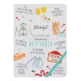 Mr. Wonderful A5-notitieboek, Madrid, hardcover, soft-touch oppervlak, 160 pagina's