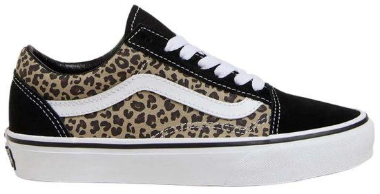 Vans Old Skool Lage sneakers Unisex Kinderen 37 Textiel/Suède Zwart/Ecru