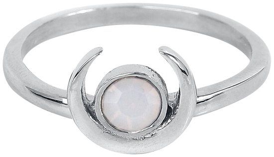 etNox Maan Dames Ring - zilverkleurig