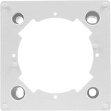 Axing TZU 1-00 opbouwframe voor de montage van antennestekkerdozen uit de series BSD en SSD Single 1 Stuk Aufputzrahmen wit