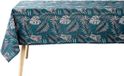 Douceur d'intérieur - Nappe rectangulaire à motif de feuilles exotiques, 140 x 240 cm