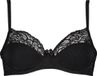 Hunkemöller Dames Lingerie Niet-voorgevormde beugel bh Sophie - Zwart - maat E80